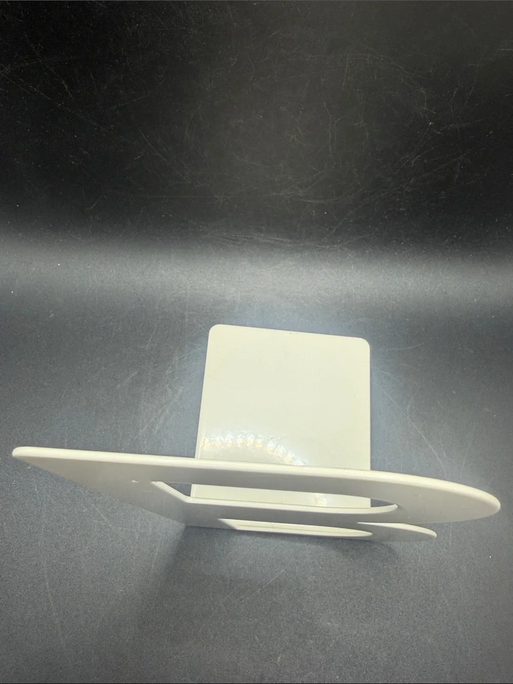 IKEA Billy Letter B Bookend Slanted Metal White Tone Minimalist Shelf Decor